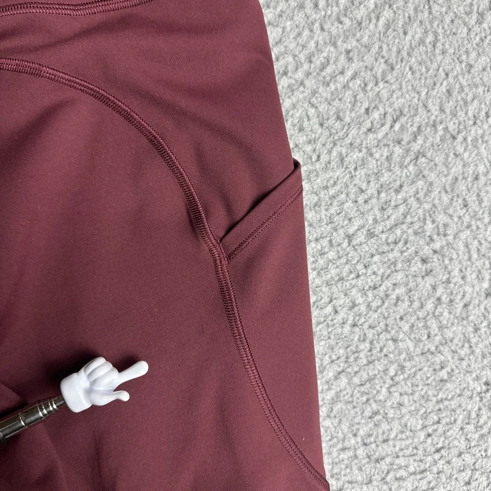 Lululemon‎ Invigorate Tights Women's 6 Cassis Everlux High-Rise Pockets Athletic
